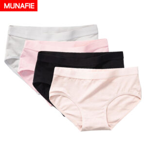 MUNAFIE กางเกงชั้นใน กางเกงในผู้หญิง ขอบยางยืด ใส่แล้วไม่คัน  No.T118
